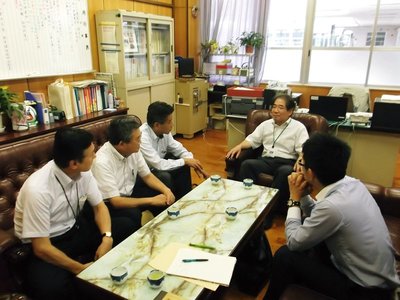 今津特別支援学校の視察です！