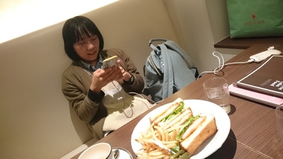 松の動画撮影後その２