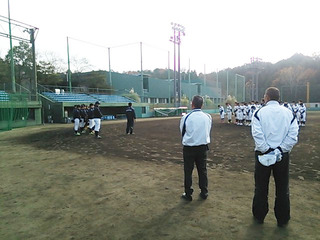 2015.12.13龍大野球教室　開式　挨拶