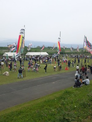 鯉のぼりフェスタ2011 清水町　狩野川ふれあい広場