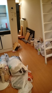 杉並区にて 不用品回収