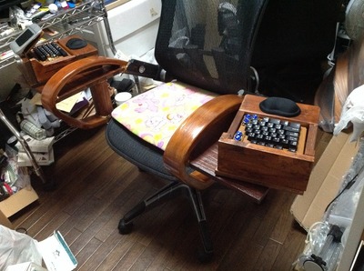 手作りワイヤレスキーボード (メカニカルキー青軸仕様)